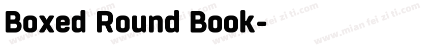 Boxed Round Book字体转换